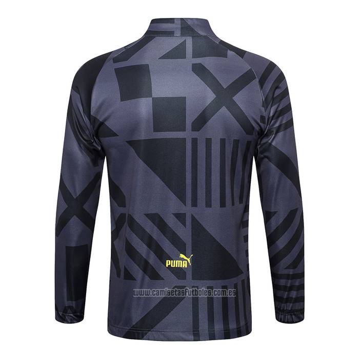 Chaqueta del Borussia Dortmund 2022-2023 Negro y Gris